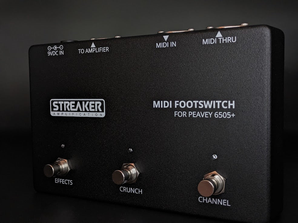 MIDI Footswitch for Peavey 6505+