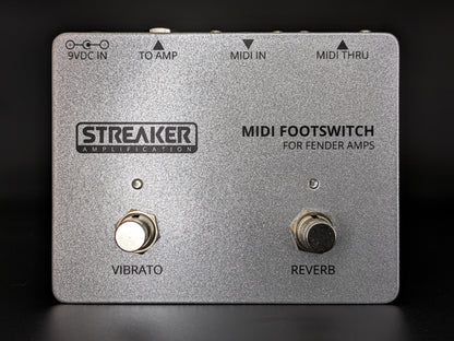 fender amp pedal MIDI Footswitch for Vintage Fender Amps TRS Plug (Reissue)